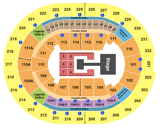 Kia Center ATEEZ Seating Chart